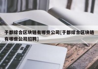 于都综合区块链有哪些公司[于都综合区块链有哪些公司招聘]